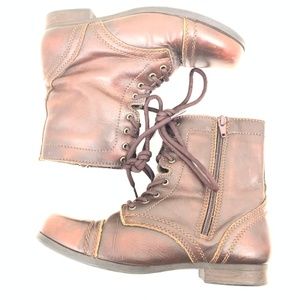 Steve Madden Shoes - Steve Madden Troopa Leather Side Lace Boot 4 Steve Madden Shoes - Steve Madden Troopa Leather Side Lace Boot 4